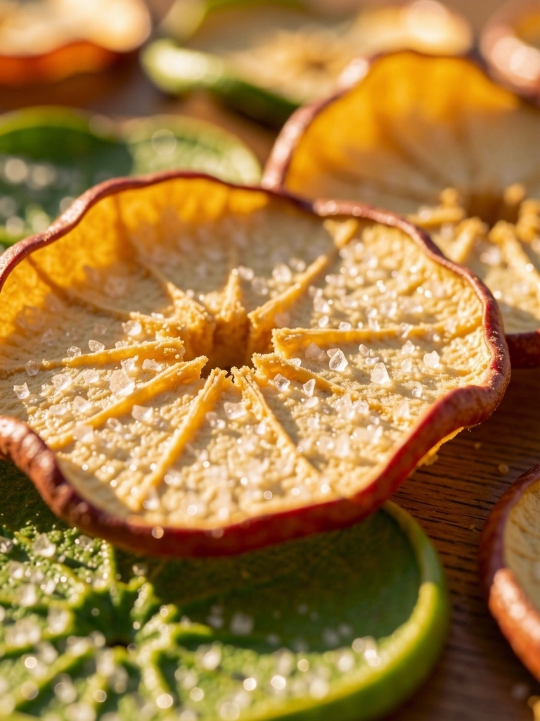 Chips de fruits croustillantes